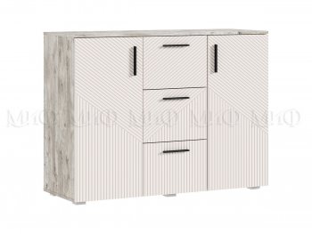 Комод Сильвия, дуб юкон/кашемир (Миф) в Сысерти - sysert.mebel-e96.ru