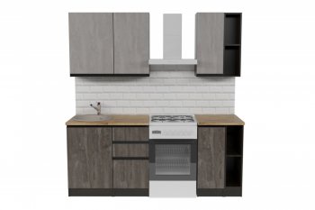 Кухонный гарнитур Симфония медиум 1400 мм (Герда) в Сысерти - sysert.mebel-e96.ru