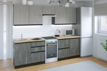 Кухонный гарнитур Симфония мега 2500 мм (Герда) в Сысерти - sysert.mebel-e96.ru