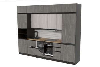 Кухонный гарнитур Симфония люкс 3000 мм (Герда) в Сысерти - sysert.mebel-e96.ru