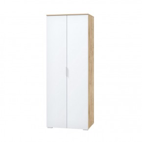 Шкаф для одежды 2х дверный 800 мм Сканди белый (МЛК) в Сысерти - sysert.mebel-e96.ru | фото