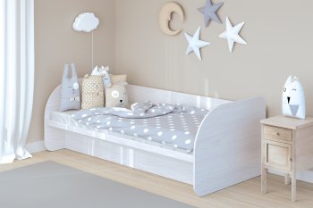 Кровать с подъемным механизмом Сказка, ясень (Зарон) в Сысерти - sysert.mebel-e96.ru