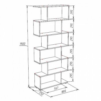 Стеллаж Слим (ВНК) в Сысерти - sysert.mebel-e96.ru