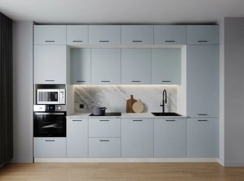 Кухонный гарнитур Смоки 3400 мм МДФ (Санвут) в Сысерти - sysert.mebel-e96.ru