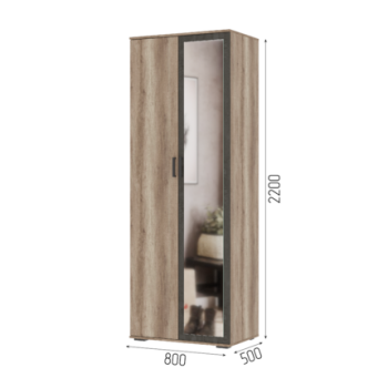 Шкаф 800 мм Нельсон-4 (СтендМ) в Сысерти - sysert.mebel-e96.ru