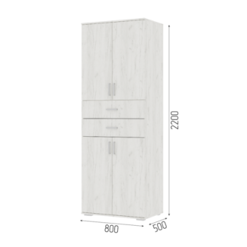 Нельсон 2400 мм ШК-04(2шт)+ШК05 дуб крафт (СтендМ) в Сысерти - sysert.mebel-e96.ru