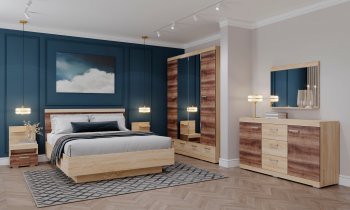 Кровать с подъемным механизмом Соната сакраменто (Памир) в Сысерти - sysert.mebel-e96.ru