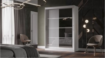 Шкаф-купе 1600 мм Соната Анкор светлый (Лин) в Сысерти - sysert.mebel-e96.ru