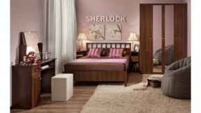 Спальня Шерлок орех орех шоколадный в Сысерти - sysert.mebel-e96.ru