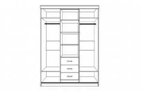 Спальный гарнитур Юнона (вариант-2) (Гор) в Сысерти - sysert.mebel-e96.ru