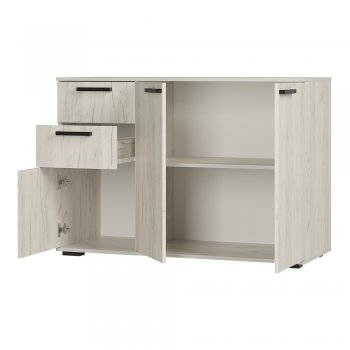 Комод Стандарт 3 NEW крафт белый (БТС) в Сысерти - sysert.mebel-e96.ru