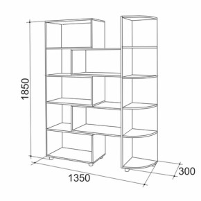 Стеллаж 2 (Мебельсон) в Сысерти - sysert.mebel-e96.ru