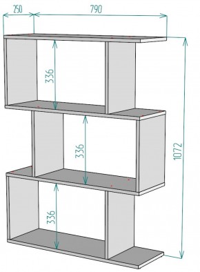 Стеллаж S53 (ДМ) в Сысерти - sysert.mebel-e96.ru