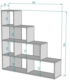 Стеллаж S65 (Белый) в Сысерти - sysert.mebel-e96.ru