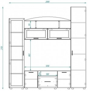 Стенка ТВА-14 в Сысерти - sysert.mebel-e96.ru