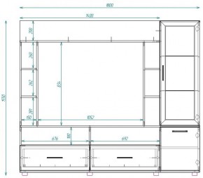 Стенка ТВА Сатурн в Сысерти - sysert.mebel-e96.ru