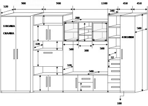 Стенка Вега 2 в Сысерти - sysert.mebel-e96.ru