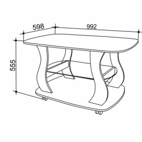 Стол журнальный Барон-2 в Сысерти - sysert.mebel-e96.ru