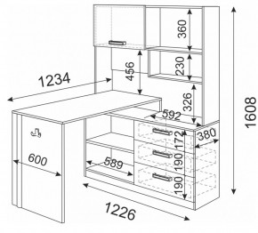 Стол компьютерный Волкер М7 (Риннер) в Сысерти - sysert.mebel-e96.ru