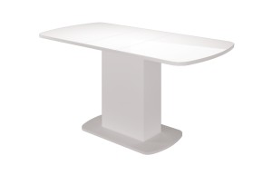 Стол обеденный Соренто 2 раздвижной (Белый) в Сысерти - sysert.mebel-e96.ru