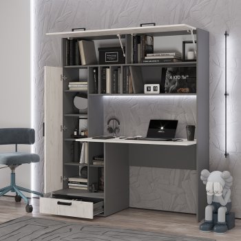 Стол компьютерный Техно графит/крафт  (БТС) в Сысерти - sysert.mebel-e96.ru