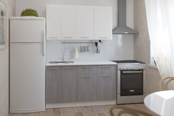 Кухонный гарнитур Терция медиум 2 1400 мм (Герда) в Сысерти - sysert.mebel-e96.ru