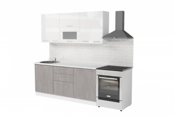 Кухонный гарнитур Терция макси 2 1800 мм (Герда) в Сысерти - sysert.mebel-e96.ru