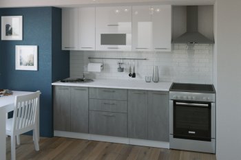 Кухонный гарнитур Терция макси 2 1800 мм (Герда) в Сысерти - sysert.mebel-e96.ru