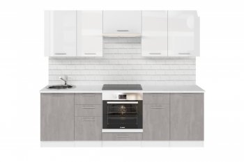 Кухонный гарнитур Терция базис 2400 мм (Герда) в Сысерти - sysert.mebel-e96.ru