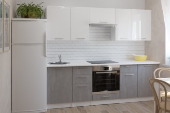 Кухонный гарнитур Терция базис 2400 мм (Герда) в Сысерти - sysert.mebel-e96.ru