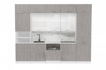 Кухонный гарнитур Терция экстра 5 3000 мм (Герда) в Сысерти - sysert.mebel-e96.ru