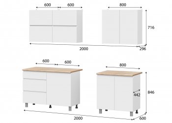 Кухонный гарнитур Токио 2000 мм (СВ) в Сысерти - sysert.mebel-e96.ru