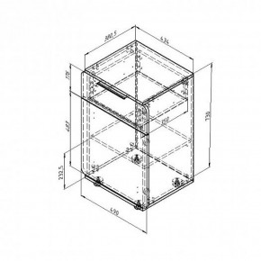 Тумба Дельта Лофт-24.01 Дуб Ирладндский в Сысерти - sysert.mebel-e96.ru