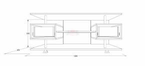 Тумба для теле-радио аппаратуры Фант 9 в Сысерти - sysert.mebel-e96.ru