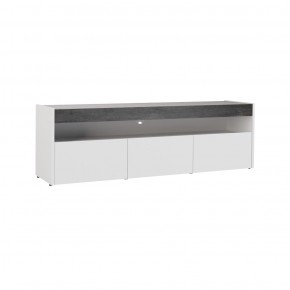 Тумба под ТВ 13.272 (Белый PE шагрень, Интра) в Сысерти - sysert.mebel-e96.ru