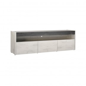 Тумба под ТВ 13.272 (Дуб Белый CRAFT, Интра) в Сысерти - sysert.mebel-e96.ru