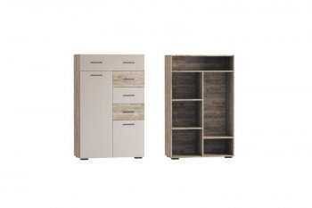 Комод Турин ЛДСП крафт серый/кашемир (ВВР) в Сысерти - sysert.mebel-e96.ru