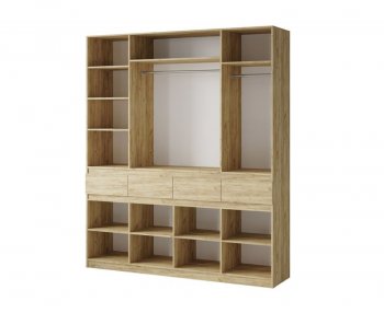 Шкаф 2000 мм Турин ЛДСП крафт серый/кашемир (ВВР) в Сысерти - sysert.mebel-e96.ru