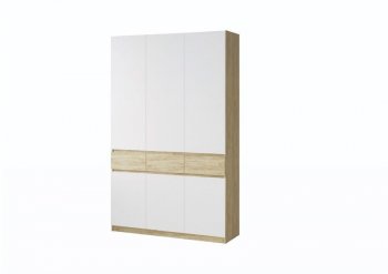 Шкаф 1500 мм Турин ЛДСП крафт/белый шагрень (ВВР) в Сысерти - sysert.mebel-e96.ru