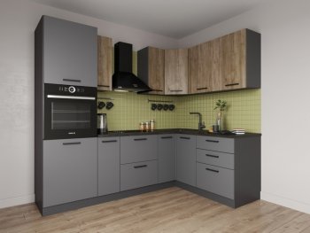 Угловой кухонный гарнитур Умбра 2400*1600 мм МДФ Sanvut в Сысерти - sysert.mebel-e96.ru