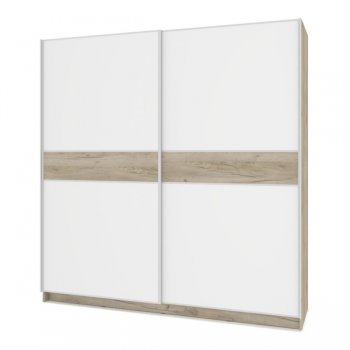 Шкаф-купе 2200 мм Урбан 2-х ств. комб. фасад У605 (Модерн) в Сысерти - sysert.mebel-e96.ru