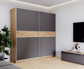 Шкаф-купе 2200 мм Урбан 2-х ств. комб. фасад У625 (Модерн) в Сысерти - sysert.mebel-e96.ru