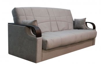 Диван Валенсия 2, МДФ, НПБ, ткань Монако 06 (серый) (Хит Диван) в Сысерти - sysert.mebel-e96.ru