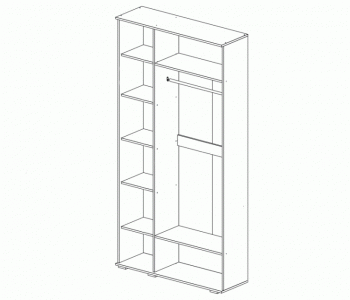 Шкаф 3-х дверный Вегас Белый 1500 мм (СтендМ) в Сысерти - sysert.mebel-e96.ru