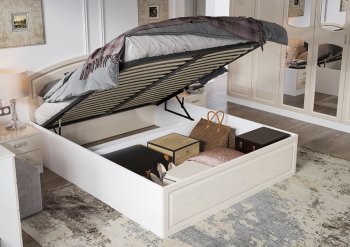 Кровать с подъемным механизмом Венеция КРПМ (ИЦ) в Сысерти - sysert.mebel-e96.ru | фото