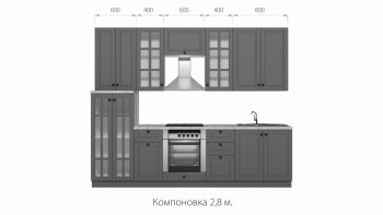 Кухонный гарнитур Верона 2800 мм в Сысерти - sysert.mebel-e96.ru