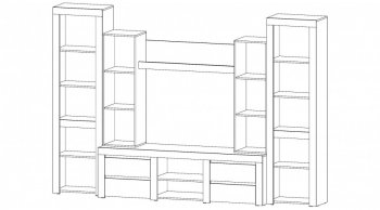 Стенка Веста (Лин) в Сысерти - sysert.mebel-e96.ru