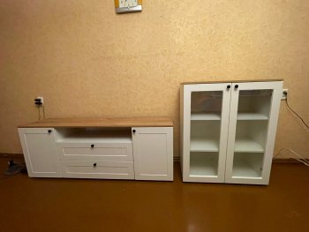 Тумба под ТВ Остин 16.47 белый в Сысерти - sysert.mebel-e96.ru