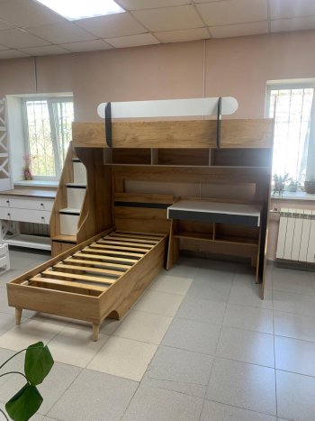 Кровать-чердак Омега-3 комп.2 в Сысерти - sysert.mebel-e96.ru