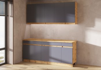 Кухонный гарнитур 2000 мм Ольвия-6 (Росток) в Сысерти - sysert.mebel-e96.ru